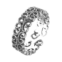Load image into Gallery viewer, Todorova Antique Beach Punk Rings Vintage Geometric Knuckle Rings for Women Men Carved Adjustable Finger Foot Toe Ring