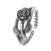 Load image into Gallery viewer, Todorova Antique Beach Punk Rings Vintage Geometric Knuckle Rings for Women Men Carved Adjustable Finger Foot Toe Ring