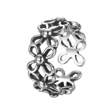 Load image into Gallery viewer, Todorova Antique Beach Punk Rings Vintage Geometric Knuckle Rings for Women Men Carved Adjustable Finger Foot Toe Ring