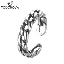 Load image into Gallery viewer, Todorova Antique Beach Punk Rings Vintage Geometric Knuckle Rings for Women Men Carved Adjustable Finger Foot Toe Ring
