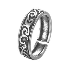 Load image into Gallery viewer, Todorova Antique Beach Punk Rings Vintage Geometric Knuckle Rings for Women Men Carved Adjustable Finger Foot Toe Ring