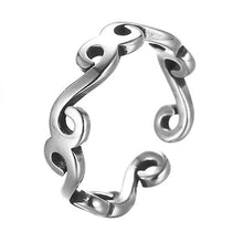Load image into Gallery viewer, Todorova Antique Beach Punk Rings Vintage Geometric Knuckle Rings for Women Men Carved Adjustable Finger Foot Toe Ring