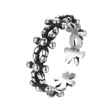 Load image into Gallery viewer, Todorova Antique Beach Punk Rings Vintage Geometric Knuckle Rings for Women Men Carved Adjustable Finger Foot Toe Ring