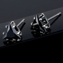 Load image into Gallery viewer, 11 Color Fashion Triangle Earring For Women 6MM Simulated Zircon Small Stud Earrings Minimalist Jewelry