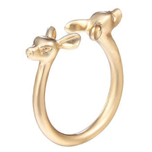 Load image into Gallery viewer, Todorova Punk Rock Skull Ring Female Heart DNA Wave Rings for Women Fashion Men Jewelry Toe Ring Dropshipping