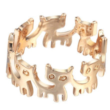 Load image into Gallery viewer, Todorova Punk Rock Skull Ring Female Heart DNA Wave Rings for Women Fashion Men Jewelry Toe Ring Dropshipping