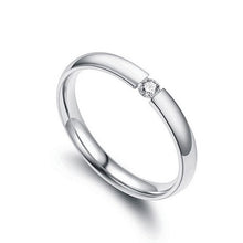 Load image into Gallery viewer, Engagement Ring for Women Stainless Steel Silver Gold Color Finger Girl Gift US Size 5 6 7 8 9 10 11 12 13 Fashion Jewelry 2019