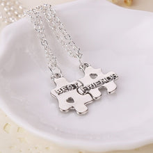 Load image into Gallery viewer, New Hot Heart Broken Style 2-Piece And 3 Parts Pendant Necklace Best Friend Forever Necklace Jewelry Gift For Girl