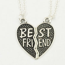 Load image into Gallery viewer, New Hot Heart Broken Style 2-Piece And 3 Parts Pendant Necklace Best Friend Forever Necklace Jewelry Gift For Girl
