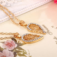 Load image into Gallery viewer, New Hot Heart Broken Style 2-Piece And 3 Parts Pendant Necklace Best Friend Forever Necklace Jewelry Gift For Girl