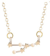 Load image into Gallery viewer, QIMING 12 Constellation Zodiac Sign Necklace For Women Gold Silver Jewelry Leo Libra Aries Pendant Horoscope Astrology Necklace