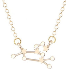 Load image into Gallery viewer, QIMING 12 Constellation Zodiac Sign Necklace For Women Gold Silver Jewelry Leo Libra Aries Pendant Horoscope Astrology Necklace