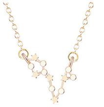 Load image into Gallery viewer, QIMING 12 Constellation Zodiac Sign Necklace For Women Gold Silver Jewelry Leo Libra Aries Pendant Horoscope Astrology Necklace