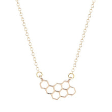 Load image into Gallery viewer, QIAMNI Serotonin Molecule Chemistry Geometric Polygon Pendant Necklace Dopamine Love Jewelry Christmas Party Gift for Girl Women