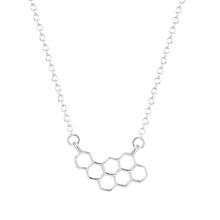 Load image into Gallery viewer, QIAMNI Serotonin Molecule Chemistry Geometric Polygon Pendant Necklace Dopamine Love Jewelry Christmas Party Gift for Girl Women