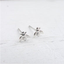 Load image into Gallery viewer, On Sale Fashion Dainty Minimalist Bee Earrings Simple Cute Ear Studs Mujeres moda Bijoux Jewelry Stud Earrings E5054