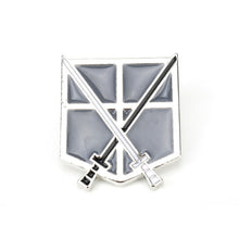 Load image into Gallery viewer, Attack on Titan Necklaces Pendants Wings Of Liberty Metal Unisex Leather Chain Fashion Jewelry Pendant Two Colors