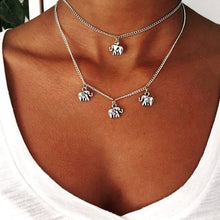 Load image into Gallery viewer, 2018 New Multilayer Crystal Shell Moon Pendant Necklaces For Women Vintage Charm Choker Necklace Statement Party Jewelry Gift