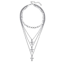 Load image into Gallery viewer, 2018 New Multilayer Crystal Shell Moon Pendant Necklaces For Women Vintage Charm Choker Necklace Statement Party Jewelry Gift