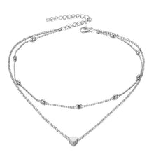 Load image into Gallery viewer, 2018 New Multilayer Crystal Shell Moon Pendant Necklaces For Women Vintage Charm Choker Necklace Statement Party Jewelry Gift