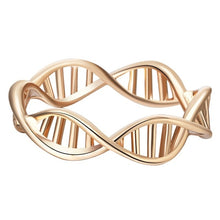 Load image into Gallery viewer, QIAMNI DNA Fish Tail Pineapple Molecule Heart Puzzle Pulse Ring for Women Elephant Deer Crab Ring Best Friend Birthday Gift