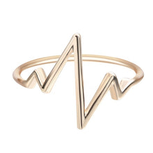 Load image into Gallery viewer, QIAMNI DNA Fish Tail Pineapple Molecule Heart Puzzle Pulse Ring for Women Elephant Deer Crab Ring Best Friend Birthday Gift