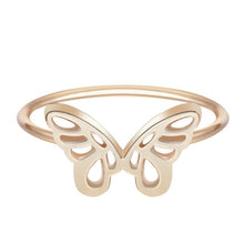 Load image into Gallery viewer, QIAMNI DNA Fish Tail Pineapple Molecule Heart Puzzle Pulse Ring for Women Elephant Deer Crab Ring Best Friend Birthday Gift