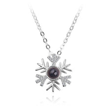Load image into Gallery viewer, 2018 New Arrival Rose Gold&amp;Silver 100 languages I love you Projection Pendant Necklace Romantic Love Memory Wedding Jewelery