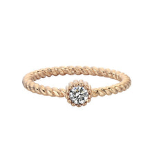 Load image into Gallery viewer, Gold Silver Minimalist Ring Women's CZ Crystal Cactus DNA Chemistry Moon Size 7 Wedding Knuckle Boho Rings Fashion Jewelry