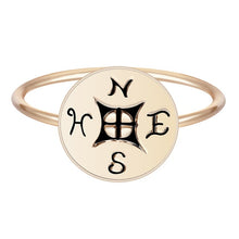 Load image into Gallery viewer, Gold Silver Minimalist Ring Women's CZ Crystal Cactus DNA Chemistry Moon Size 7 Wedding Knuckle Boho Rings Fashion Jewelry