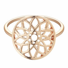 Load image into Gallery viewer, Gold Silver Minimalist Ring Women's CZ Crystal Cactus DNA Chemistry Moon Size 7 Wedding Knuckle Boho Rings Fashion Jewelry