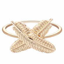 Load image into Gallery viewer, Gold Silver Minimalist Ring Women's CZ Crystal Cactus DNA Chemistry Moon Size 7 Wedding Knuckle Boho Rings Fashion Jewelry