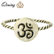 Load image into Gallery viewer, Gold Silver Minimalist Ring Women's CZ Crystal Cactus DNA Chemistry Moon Size 7 Wedding Knuckle Boho Rings Fashion Jewelry