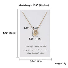 Load image into Gallery viewer, Fashion Jewelry Cute Cat Lover Necklace &amp; Pendant For Women Gift For Women Gold Silver Cat Pendant Short Chain Necklace
