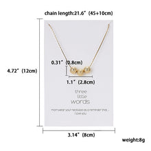 Load image into Gallery viewer, Fashion Jewelry Cute Cat Lover Necklace &amp; Pendant For Women Gift For Women Gold Silver Cat Pendant Short Chain Necklace