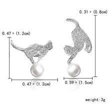 Load image into Gallery viewer, Cute Kitten Cartoon Animal Stud Earring Women Simple Elegant Multiple Style Cat Alloy Earrings Female Minimalist Jewelry Gifts