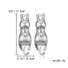 Load image into Gallery viewer, Cute Kitten Cartoon Animal Stud Earring Women Simple Elegant Multiple Style Cat Alloy Earrings Female Minimalist Jewelry Gifts