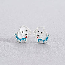 Load image into Gallery viewer, Todorova Multiple Korean Fashion Minimalist Earrings  Cute Animal Heart Dog Stud Earrings for Women Jewlery Small Earrings