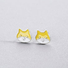 Load image into Gallery viewer, Todorova Multiple Korean Fashion Minimalist Earrings  Cute Animal Heart Dog Stud Earrings for Women Jewlery Small Earrings